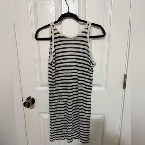 Alexander Wang Black and White Striped Dress
